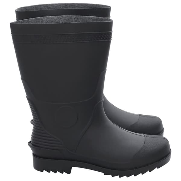 vidaXL Regnstövlar svart strl 41 PVC