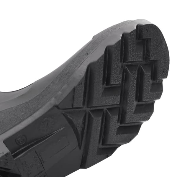 vidaXL Regnstøvler med avtakbare sokker svart str 40 PVC