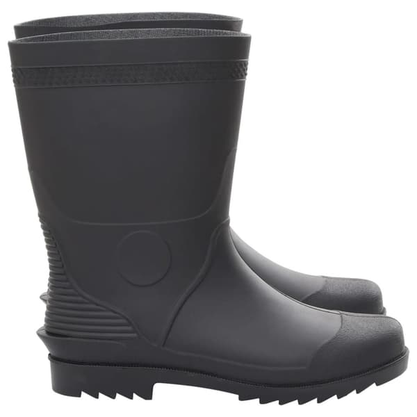 vidaXL Regnstøvler svart str 46 PVC