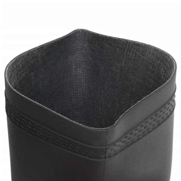 vidaXL Regnstøvler svart str 46 PVC