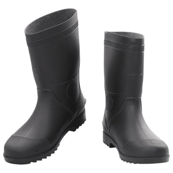 vidaXL Regnstøvler svart str 46 PVC