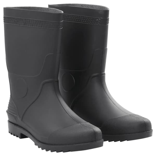 vidaXL Regnstøvler svart str 46 PVC