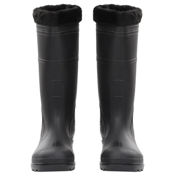 The Living Store Kumisaappaat irrotettava vuori musta koko 46 PVC - Kahluusaappaat