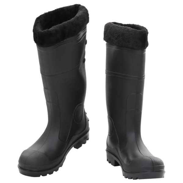 The Living Store Kumisaappaat irrotettava vuori musta koko 38 PVC - Kahluusaappaat