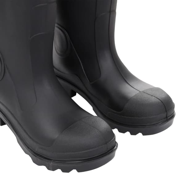 The Living Store Kumisaappaat irrotettava vuori musta koko 38 PVC - Kahluusaappaat