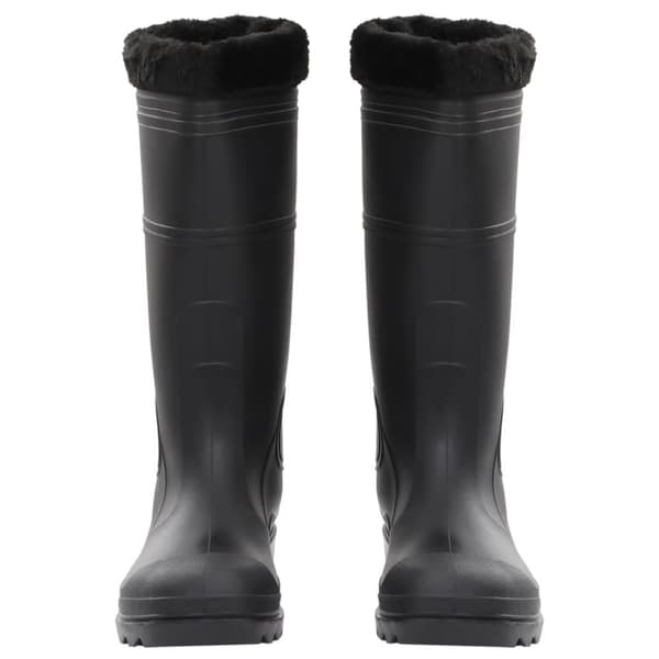The Living Store Kumisaappaat irrotettava vuori musta koko 44 PVC - Kahluusaappaat