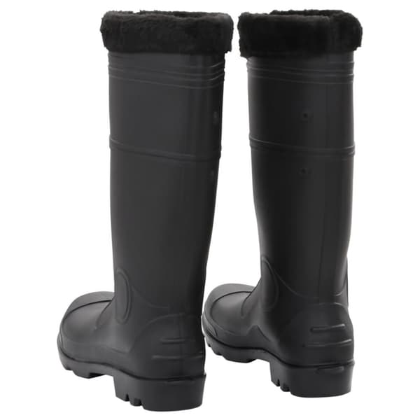 The Living Store Kumisaappaat irrotettava vuori musta koko 44 PVC - Kahluusaappaat