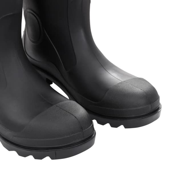 The Living Store Kumisaappaat irrotettava vuori musta koko 44 PVC -  Kahluusaappaat