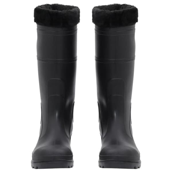 The Living Store Kumisaappaat irrotettava vuori musta koko 41 PVC -  Kahluusaappaat