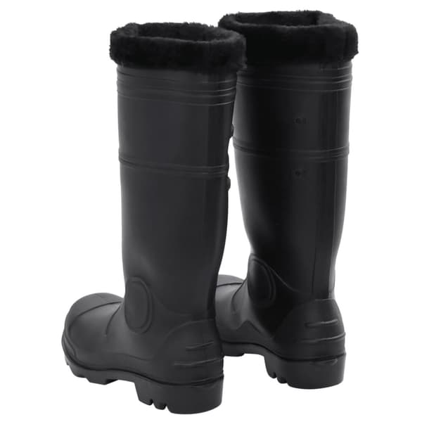 The Living Store Kumisaappaat irrotettava vuori musta koko 41 PVC -  Kahluusaappaat