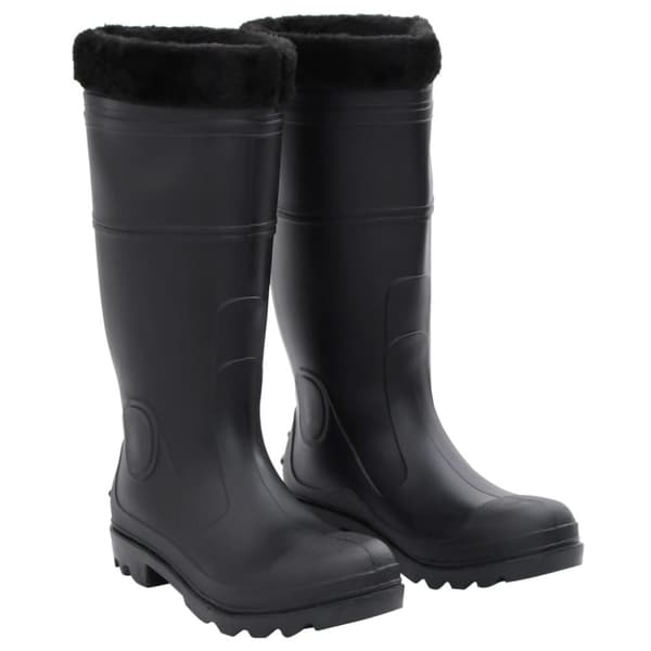 The Living Store Kumisaappaat irrotettava vuori musta koko 41 PVC -  Kahluusaappaat