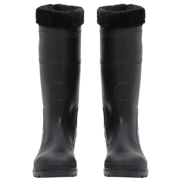 The Living Store Kumisaappaat irrotettava vuori musta koko 43 PVC -  Kahluusaappaat