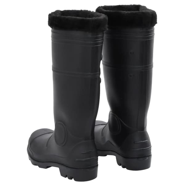The Living Store Kumisaappaat irrotettava vuori musta koko 43 PVC - Kahluusaappaat