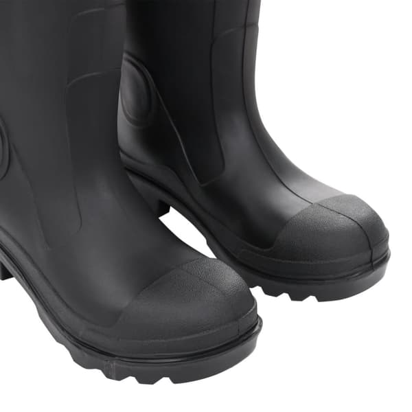 The Living Store Kumisaappaat irrotettava vuori musta koko 40 PVC - Kahluusaappaat