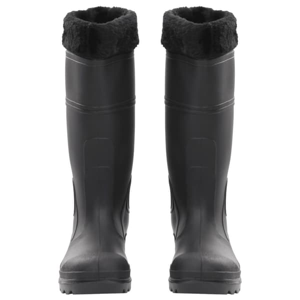 The Living Store Kumisaappaat irrotettava vuori musta koko 39 PVC -  Kahluusaappaat