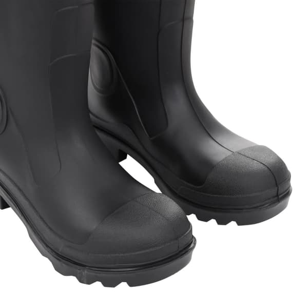 The Living Store Kumisaappaat irrotettava vuori musta koko 39 PVC - Kahluusaappaat