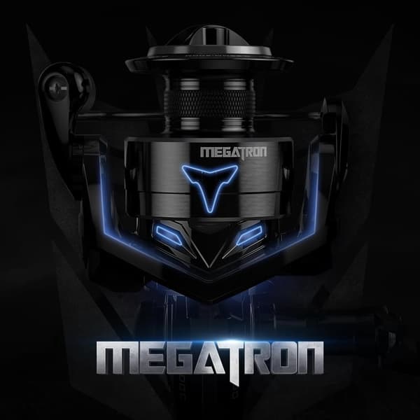 KastKing Megatron roterende fiskehjul 18KG Max Drag 7+1 kuglelejer Aluminium spole kulfiber Træk saltvand fiskespole 3000 series