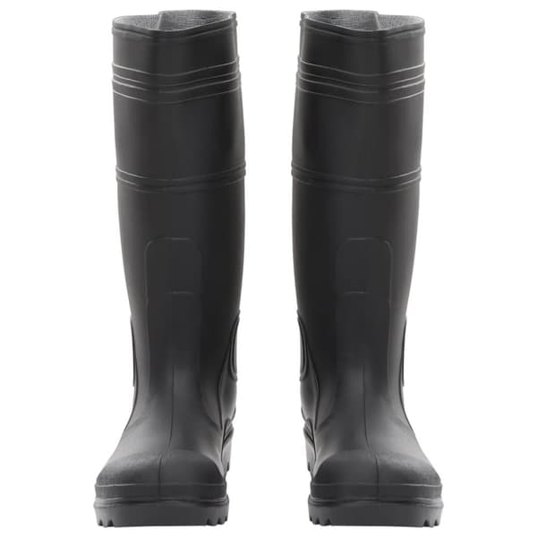 Kumisaappaat musta koko 40 PVC