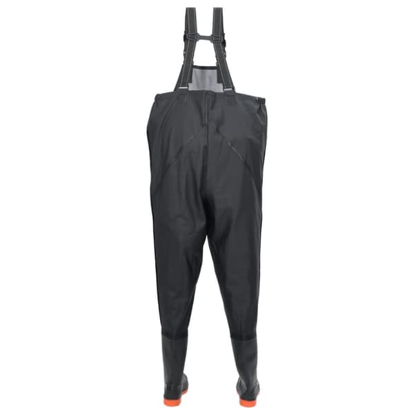 vidaXL waders med støvler str. 38 sort