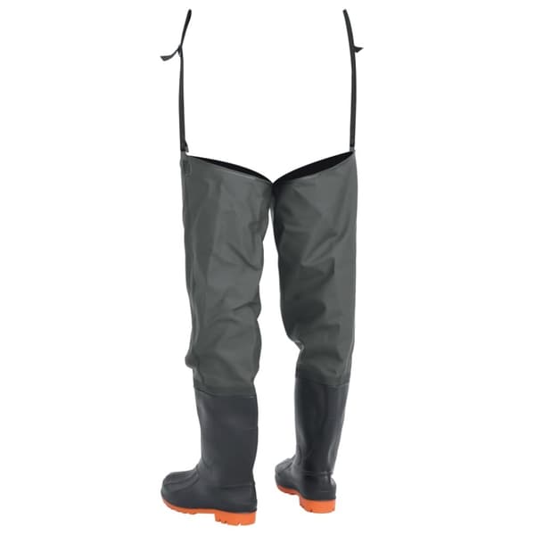 vidaXL hip waders str. 43 mørkegrøn