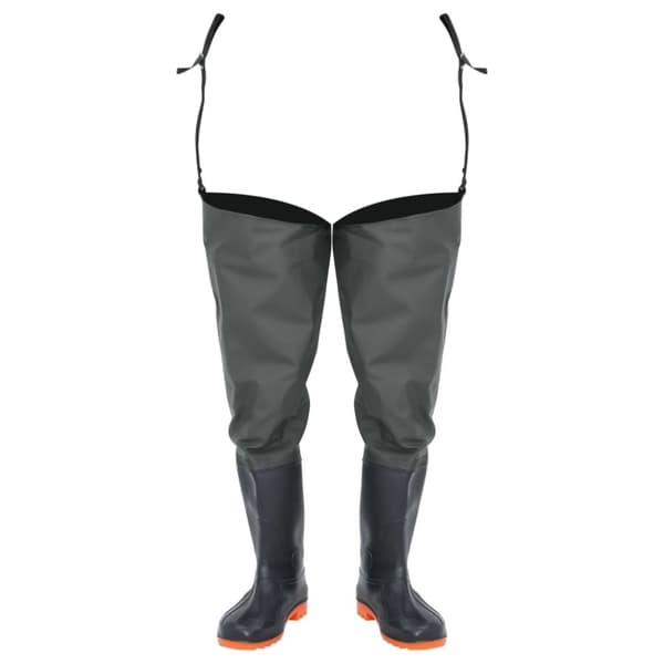vidaXL hip waders str. 41 mørkegrøn