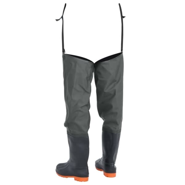 vidaXL hip waders str. 44 mørkegrøn