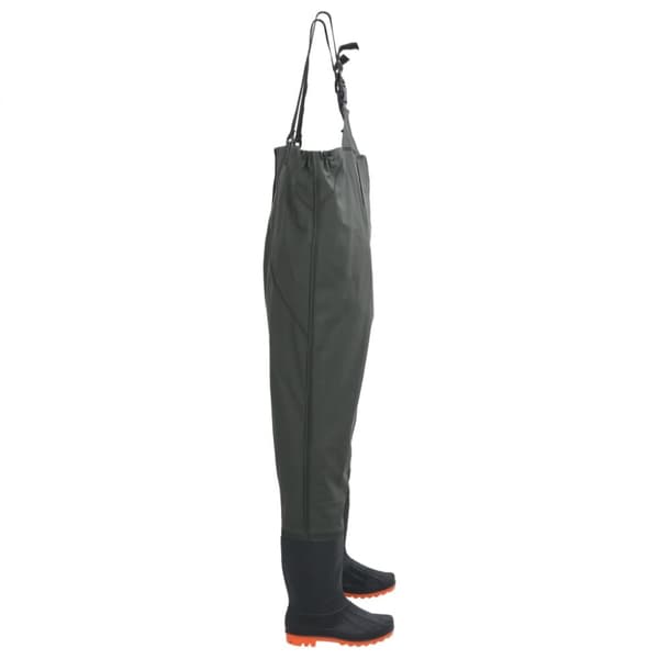 Fishing Waders, tummanvihreä, koko 38