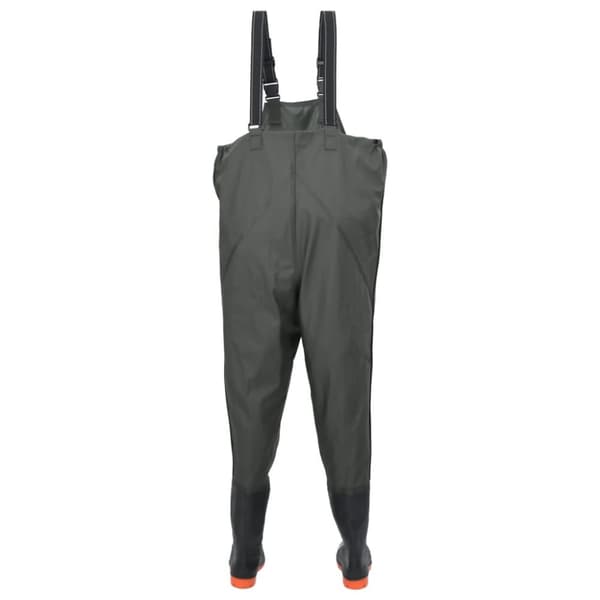 Fishing Waders, tummanvihreä, koko 38