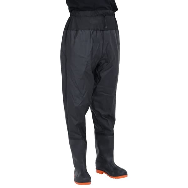waist waders med støvler str. 40 sort