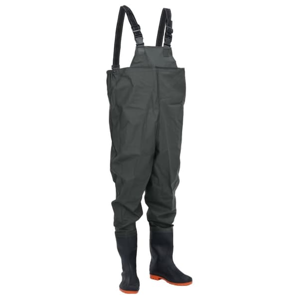 Fishing Waders, tummanvihreä, koko 41