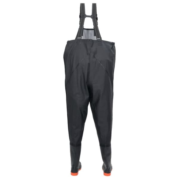 waders med støvler str. 40 sort