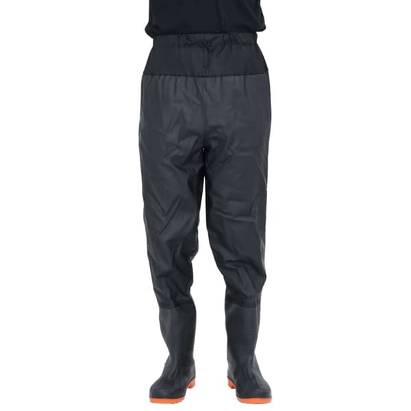 waist waders med støvler str. 42 sort