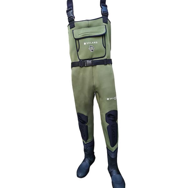 Seland Pisuerga Neopren Waders Grøn EU 38 Mand
