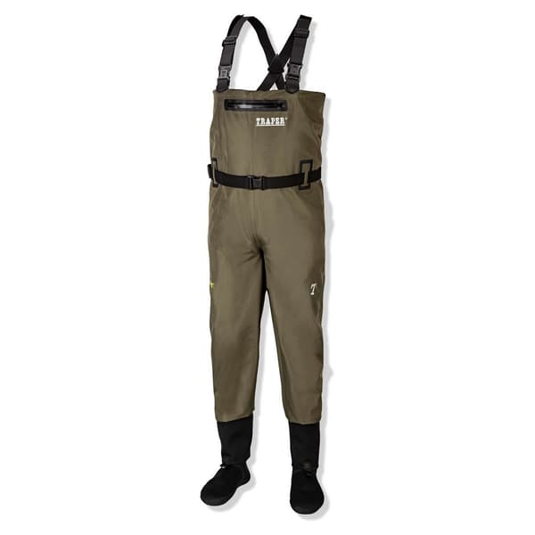 Traper Fly Brook Åndbar Waders Grøn XL Mand