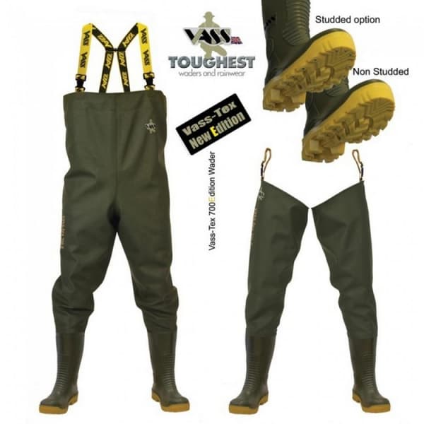 Vass E Nova 700 Thigh Pvc-kahluuhousut EU 43 Mies