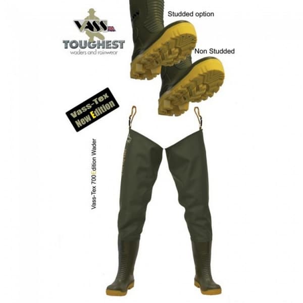 Vass E Nova 700 Thigh Pvc-vadebukser EU 44 Mand