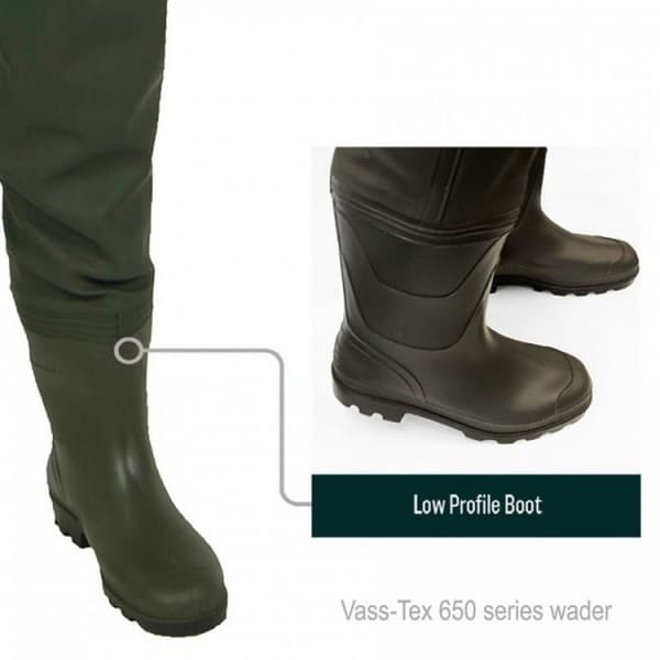 Vass Tex 650 Pvc-vadebukser EU 46 Mand