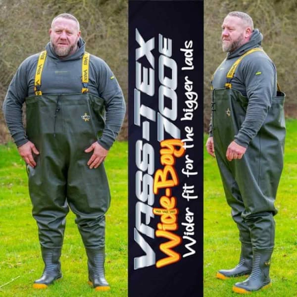 Vass Tex 700e Wide Boy Pvc-kahluuhousut EU 45 Mies