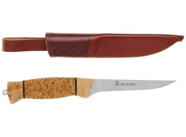 BRUSLETTO FISKERN, flytande filekniv med korkhandtag, flytande kniv
