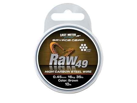 SG Raw49 0.45mm 16kg 35lb Uncoated Brown 10m