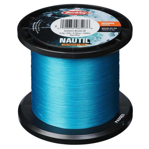 Berkley Flettet Nautil Inshore X8 300 M Blå 0.120 mm