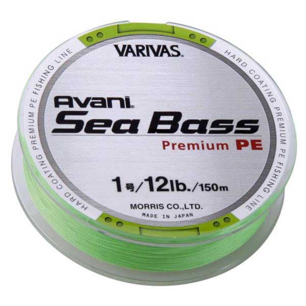 Varivas Linje Seabass Premium 150 M Grøn 0.205 mm
