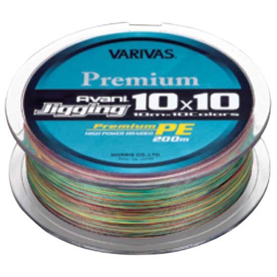 Varivas Linje Avani Light Jigging Pe 10x10 200 M Flerfärgad 0.150 mm