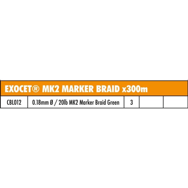 Fox International Fletning Exocet Marker 300 M Grøn 0.180 mm
