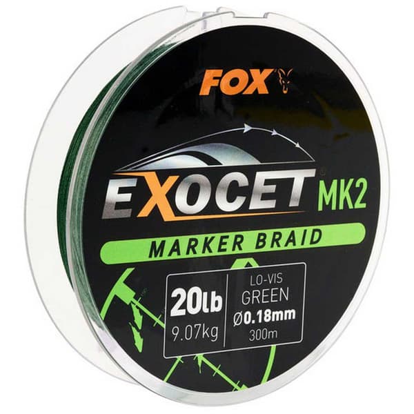 Fox International Fletning Exocet Marker 300 M Grøn 0.180 mm