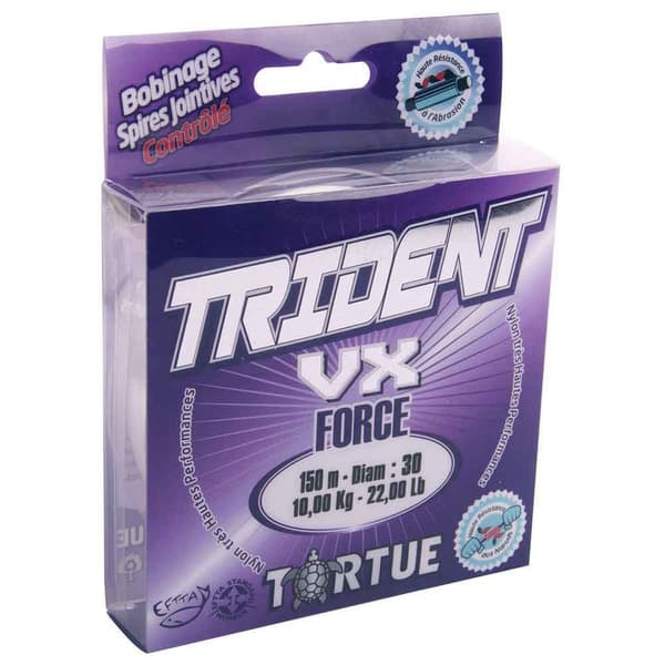 Tortue Monofilament Trident Vx Force 1000 M Transparent 0.500 mm