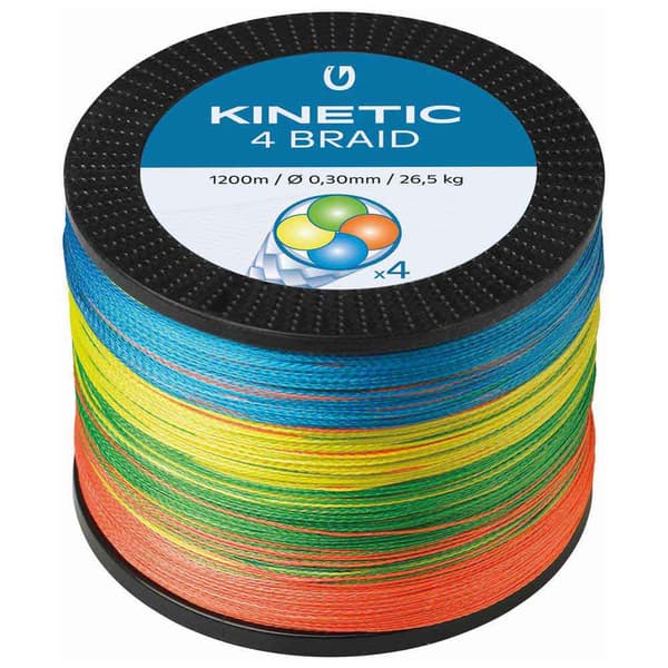 Kinetic Flätad Cyber 4 1200 M Flerfärgad 0.350 mm