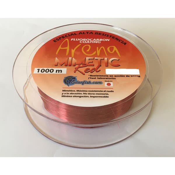 Estanfish Arena 1000 M Monofilament Rød 0.340 mm