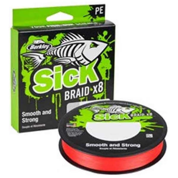 Berkley Punottu Sick 300 M Punainen 0.140 mm