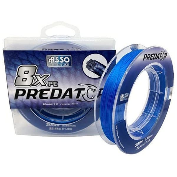 Asso Flettet Pe Predator 8x 300 M Transparent 0.160 mm